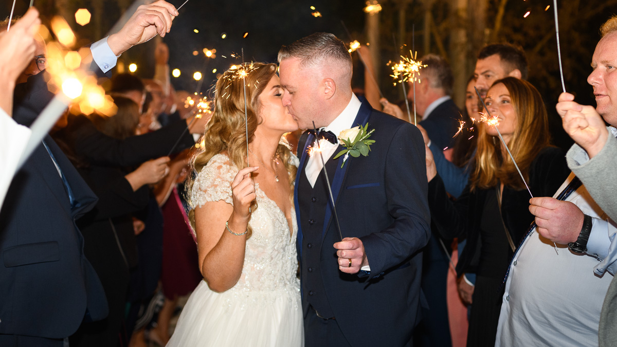Sparklers Wedding Tinakilly