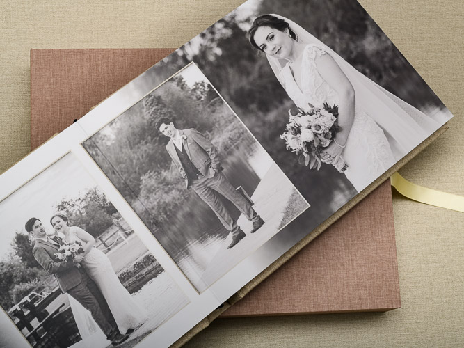 linen wedding book